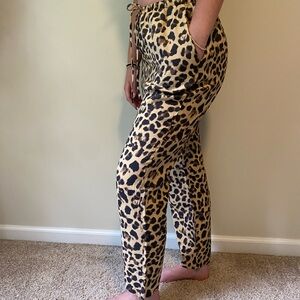 Zara Animal Print Joggers